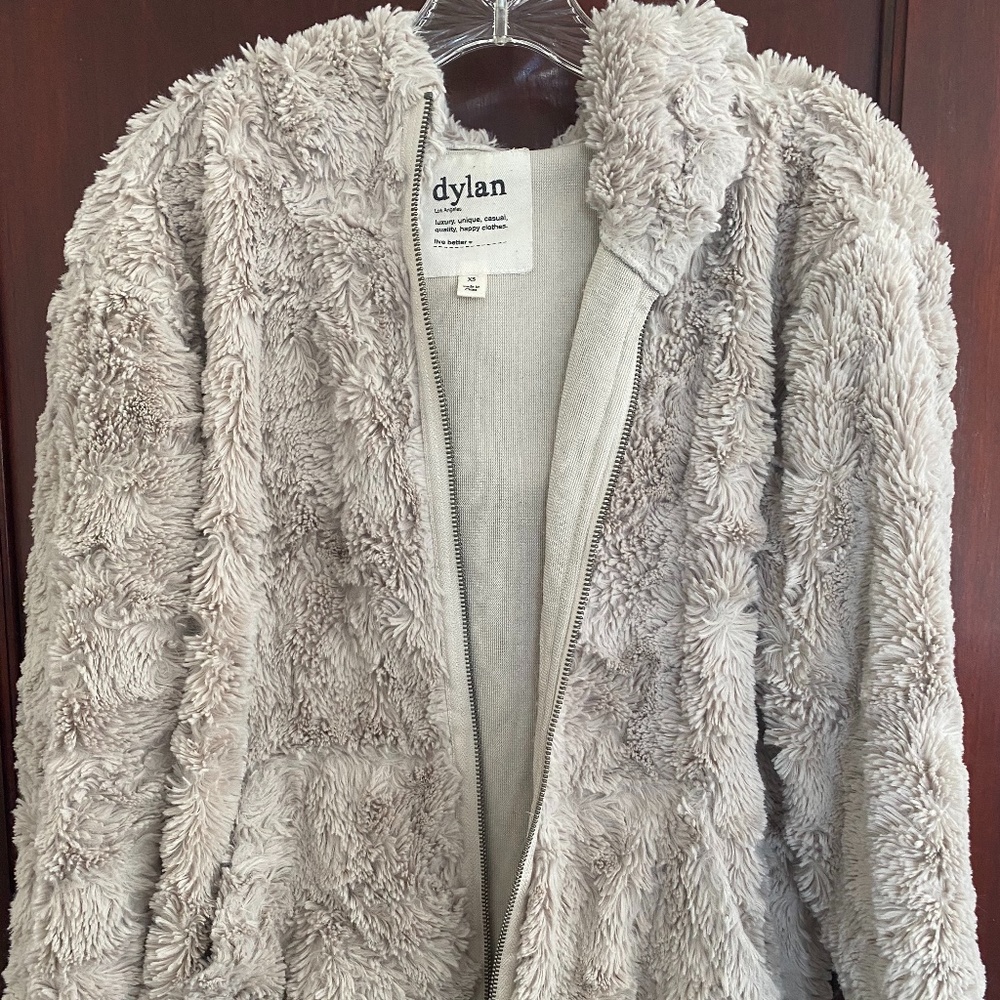Dylan by True Grit | Faux Fur Jacket XS | Hooded